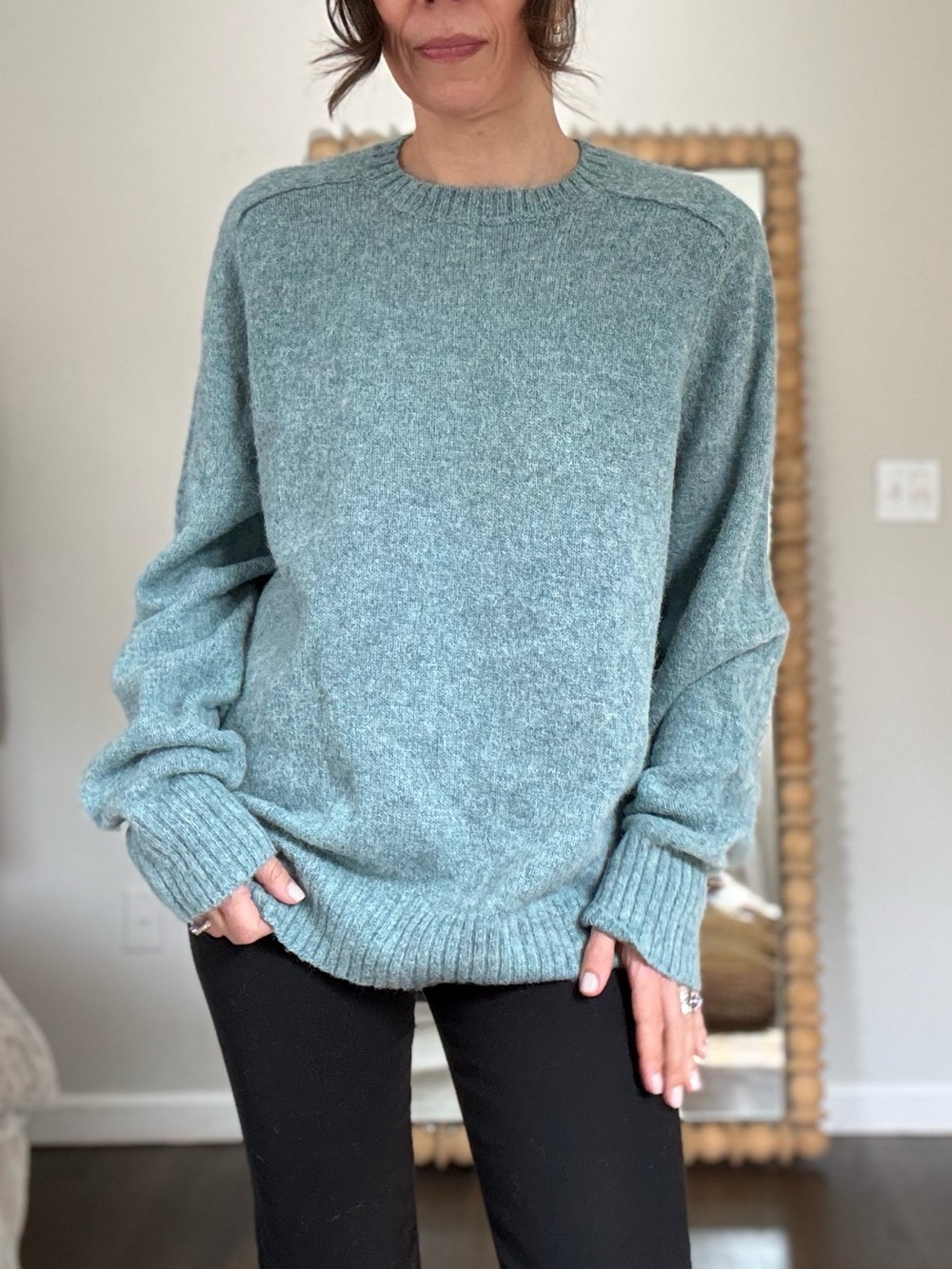 J. Crew Brushed wool crewneck sweater NWT